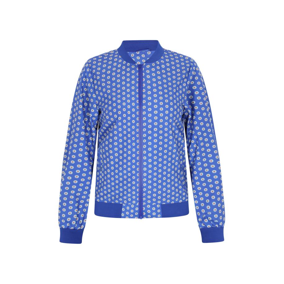 Swirly swirly Tussenjas blauw / kreeft / wit -