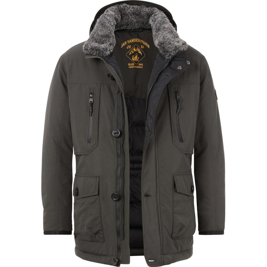 jan vanderstorm Jan Vanderstorm Functionele jas Botulfr olijfgroen -