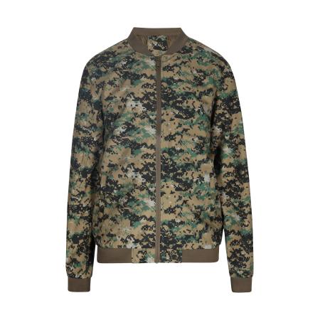 TUFFSKULL Tussenjas sand / groen / donkergroen / wit