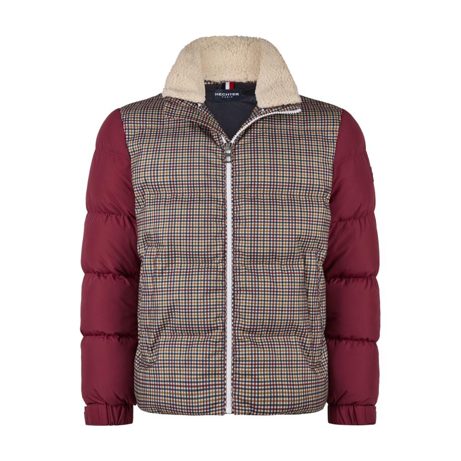 HECHTER PARIS HECHTER PARIS Winterjas blauw / bruin / geel / bordeaux -