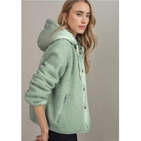 Street One Teddyjas met capuchon