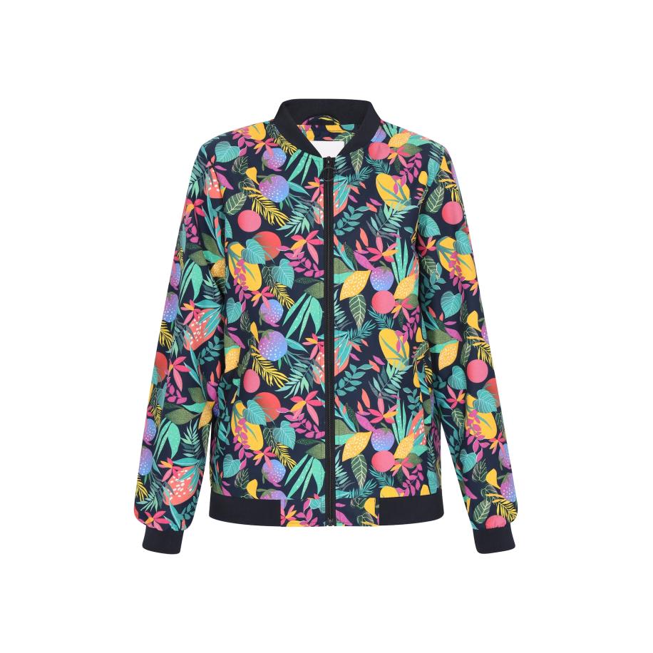 MYMO Tussenjas geel / groen / pink / zwart Zwart