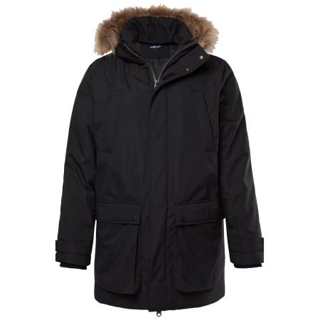 men plus Men Plus Winterparka karamel / zwart