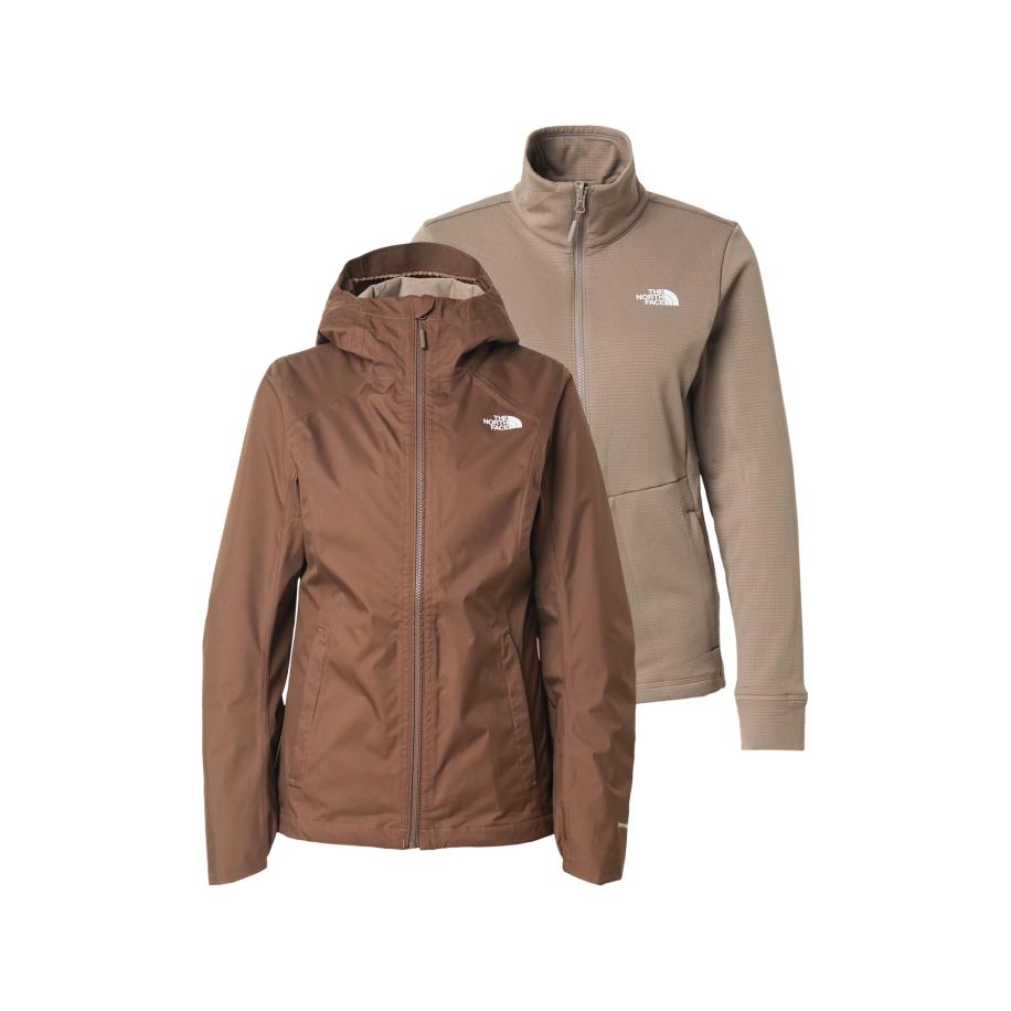 The North Face THE NORTH FACE Outdoorjas Quest bruin / wit -
