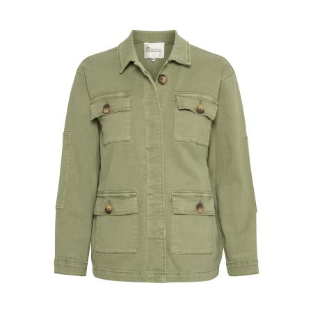 My Essential Wardrobe My Essential Wardrobe Tussenjas olijfgroen