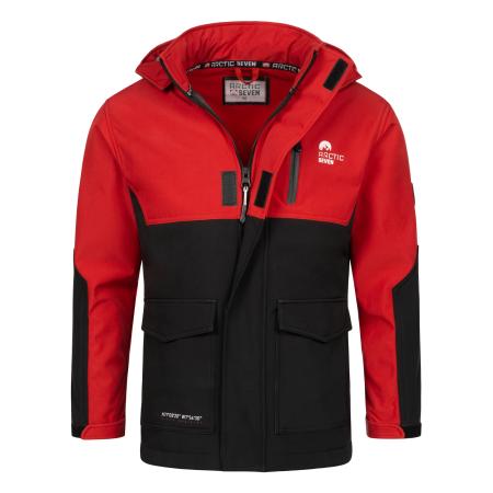 Arctic Seven Arctic Seven Functionele jas rood / zwart / wit