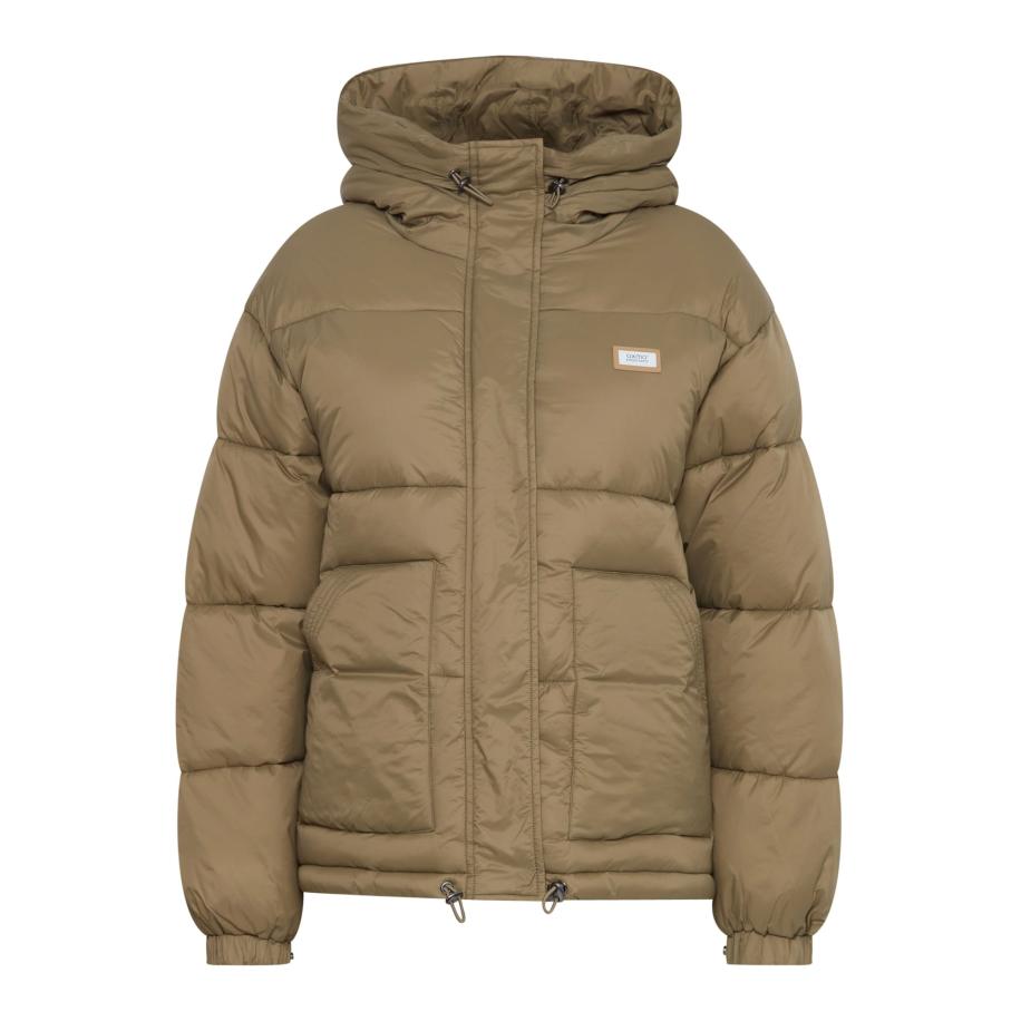 Oxmo Oxmo Winterjas Joyce lichtbruin -