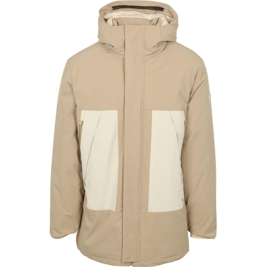 Scotch & Soda Parka Jas Ecru Bruin