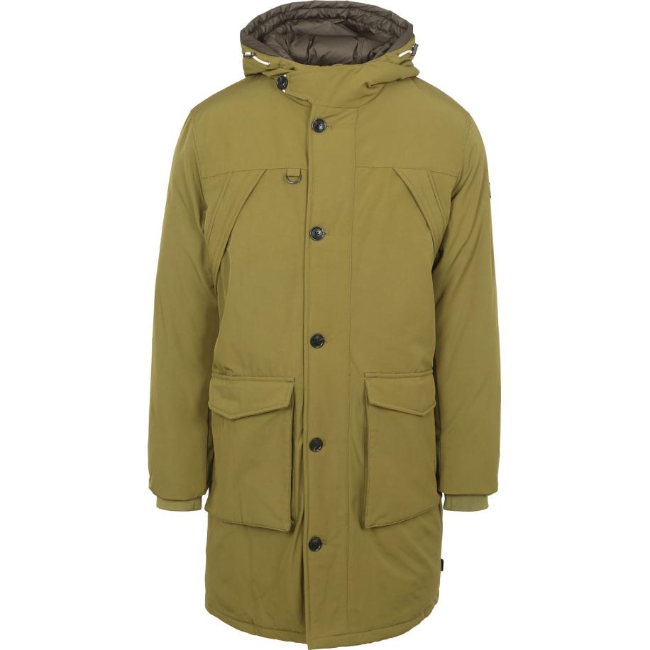 Scotch & Soda Parka Jas Olijfgroen Groen