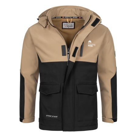 Arctic Seven Arctic Seven Functionele jas beige / zwart / wit