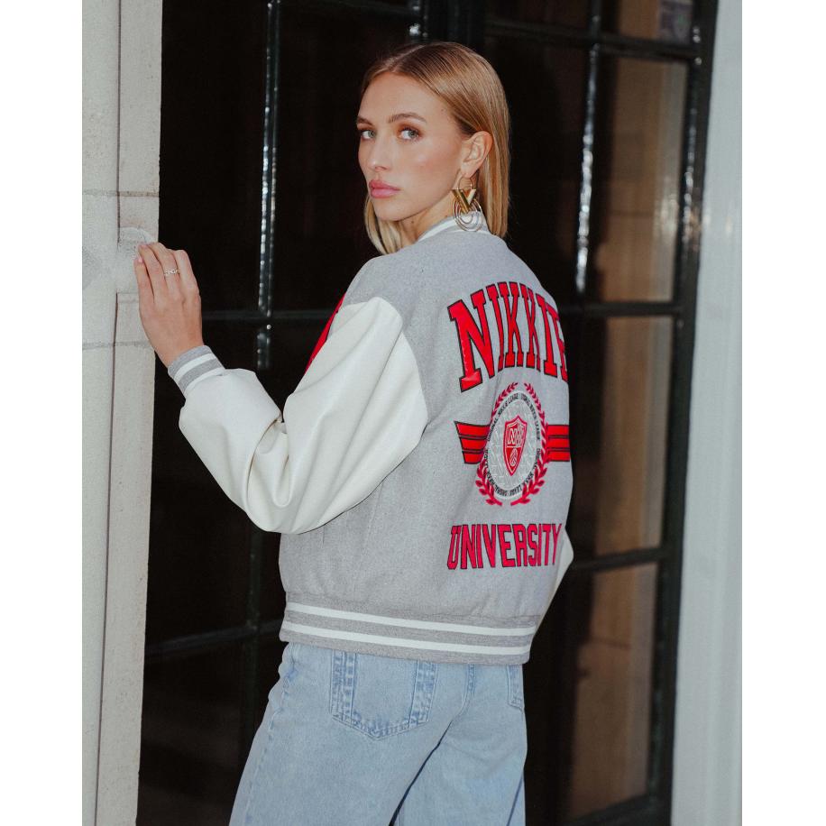 Nikkie Varsity Jas Grijs