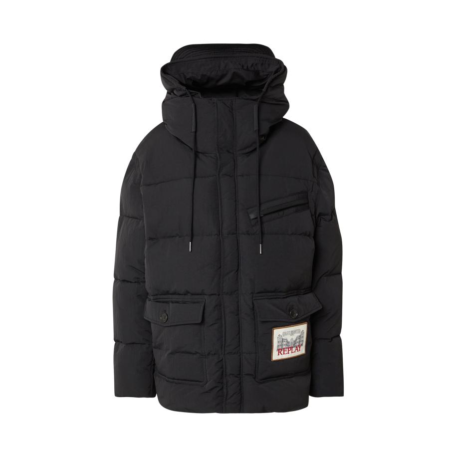 Replay REPLAY Winterjas rood / zwart / offwhite -