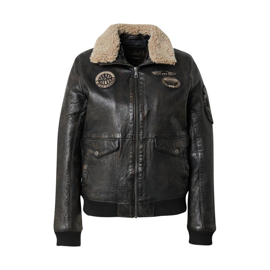 Mauritius Mauritius Tussenjas Carlene beige / zwart -