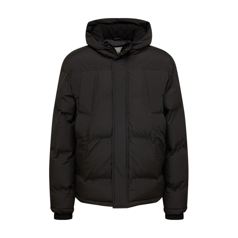 Solid !Solid Winterjas zwart -