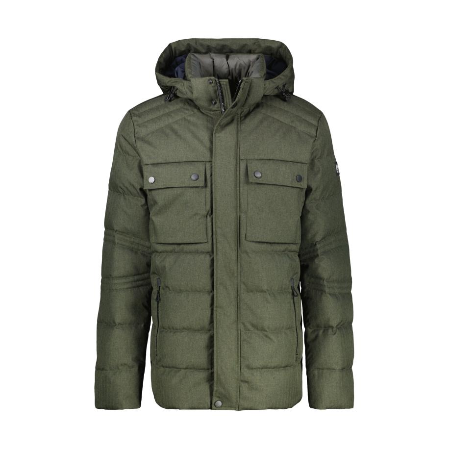 Lerros LERROS Tussenjas Fieldjacket olijfgroen -
