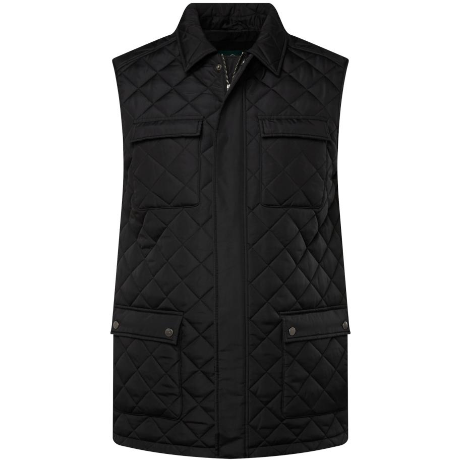 Boston Park Boston Park Bodywarmer zwart -