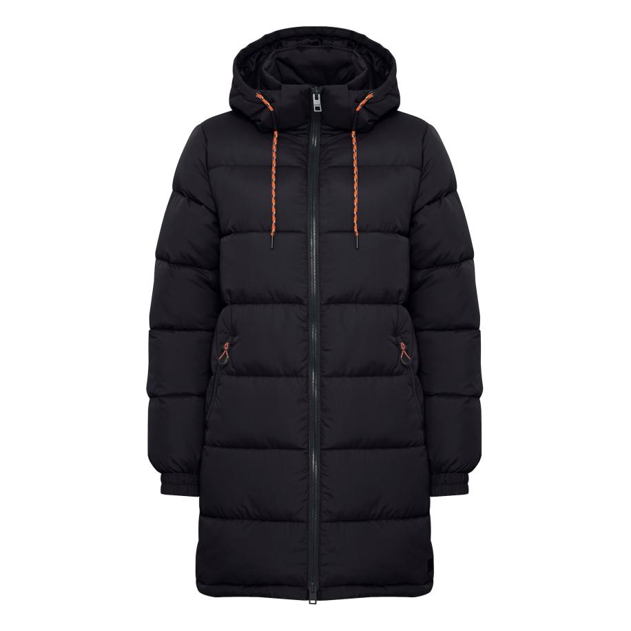 Oxmo Oxmo Winterjas Jody oranje / zwart -
