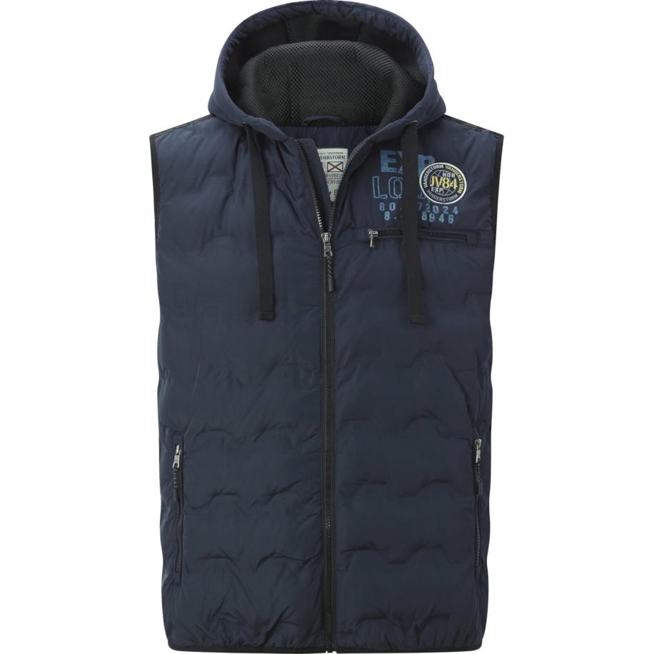jan vanderstorm Jan Vanderstorm Bodywarmer Erkulf navy / lichtblauw / geel / zwart -