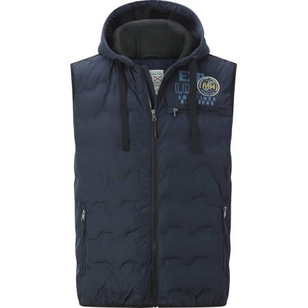 jan vanderstorm Jan Vanderstorm Bodywarmer Erkulf navy / lichtblauw / geel / zwart