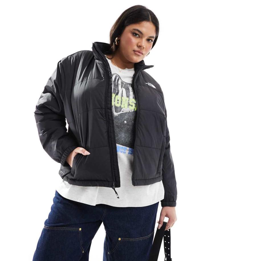 The North Face Plus Size Gosei Gewatteerd jack in zwart Zwart