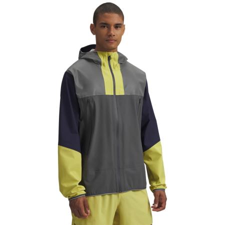 Under Armour Halo Run herenjack Castlerock / Washed Marineblauw / Reflecterend XXL