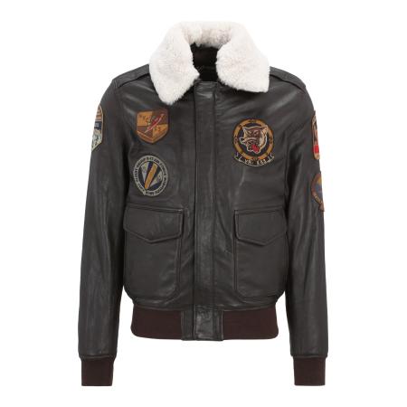 Schott NYC Schott NYC Tussenjas bruin