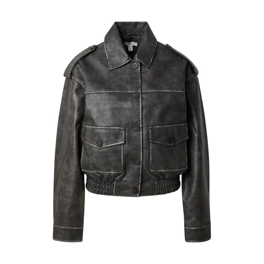 Topshop TOPSHOP Tussenjas donkerbruin -