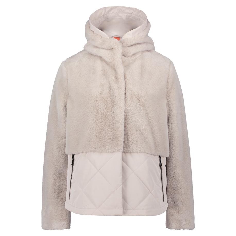 Amber & June Amber & June Winterjas lichtgrijs -