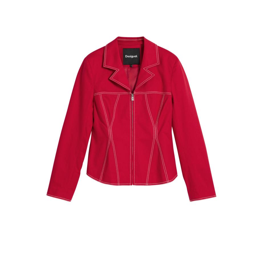 Desigual Desigual Tussenjas rood -