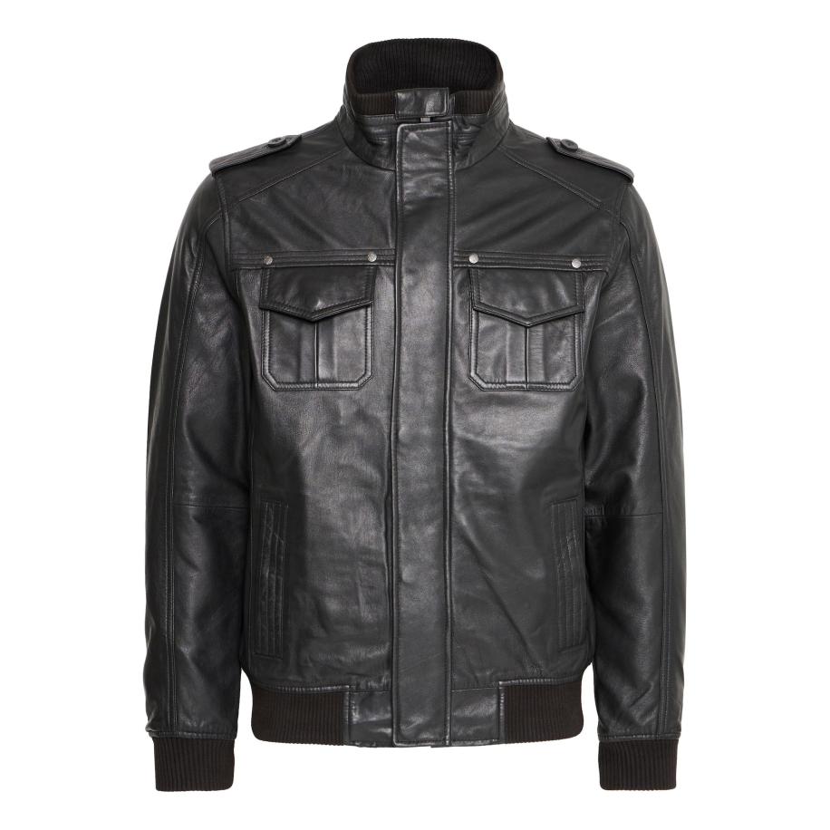 Solid !Solid Tussenjas Camash zwart -