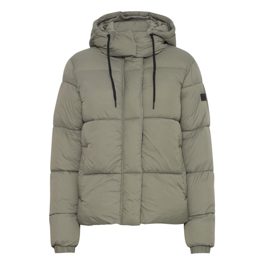 Oxmo Oxmo Winterjas taylor rookgrijs -