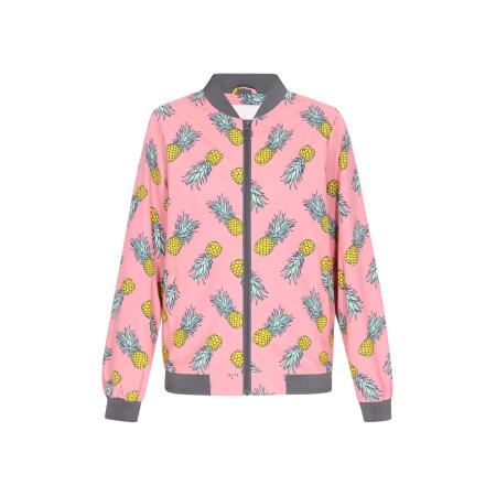 MYMO Tussenjas geel / grijs / mintgroen / lichtroze