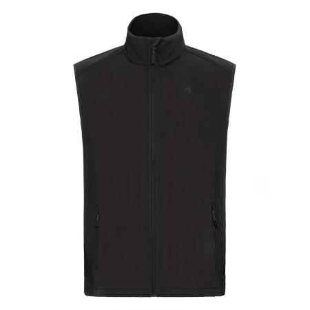 North Bend North Bend Bodywarmer Lang zwart