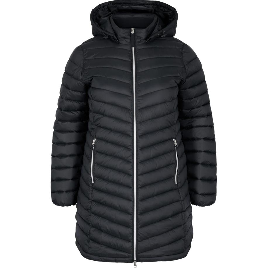 Zizzi Zizzi Functionele jas SALLY zwart -