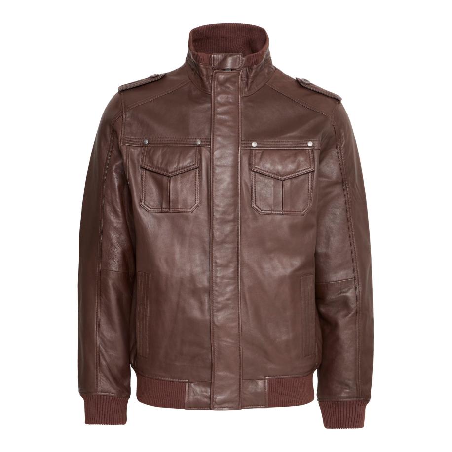 Solid !Solid Tussenjas Camash bruin -