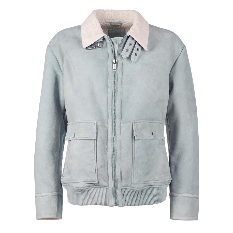 Mustang MUSTANG Tussenjas hemelsblauw / wit -