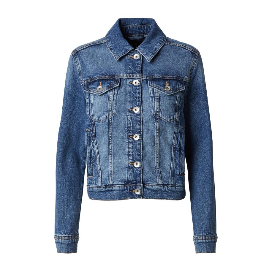 Marks & Spencer Tussenjas blauw denim Blauw