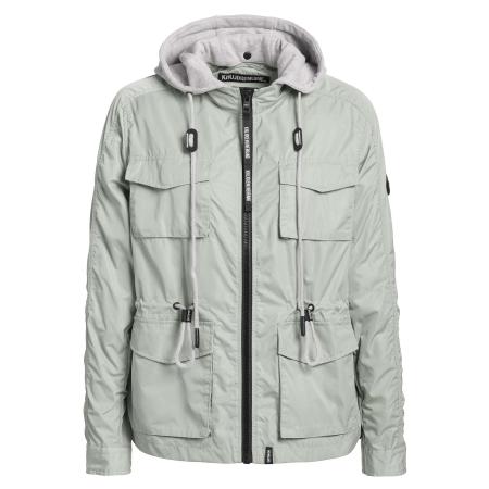 Khujo khujo Tussenjas FLAMES pastelgroen / zwart