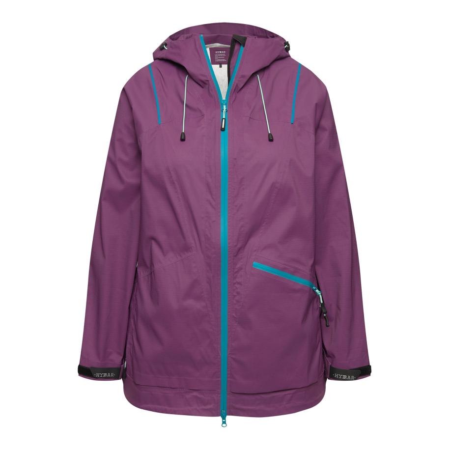 Ulla Popken Ulla Popken Functionele jas blauw / aubergine -