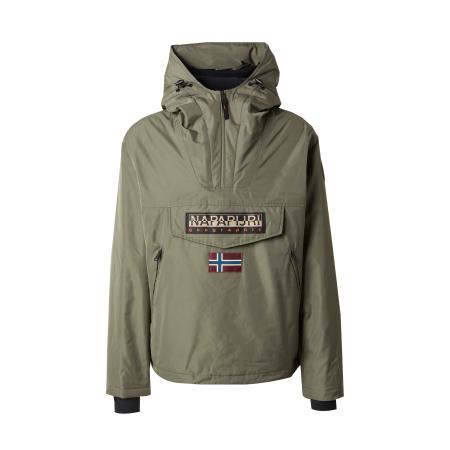 Napapijri NAPAPIJRI Tussenjas olijfgroen / cranberry / zwart / wit