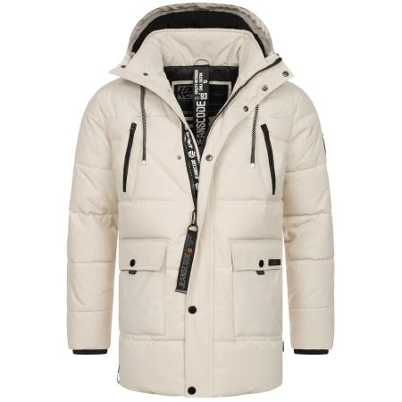 INDICODE JEANS INDICODE JEANS Winterparka Wess beige / zwart