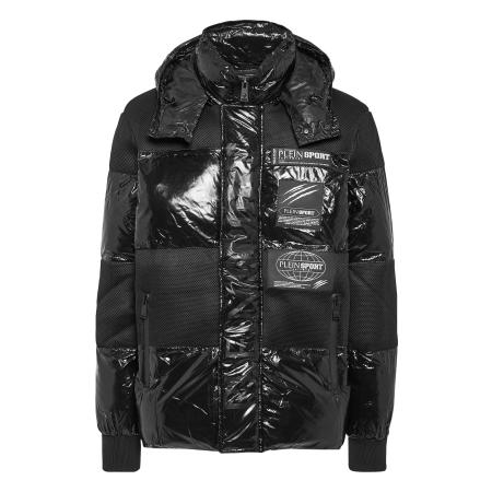 Plein Sport Plein Sport Tussenjas Global Express Edition zwart