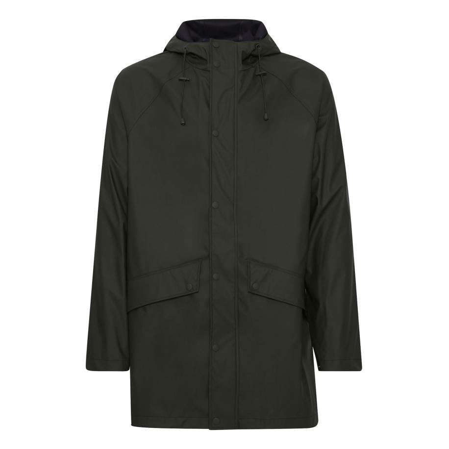 Solid !Solid Functionele jas Devron groen -