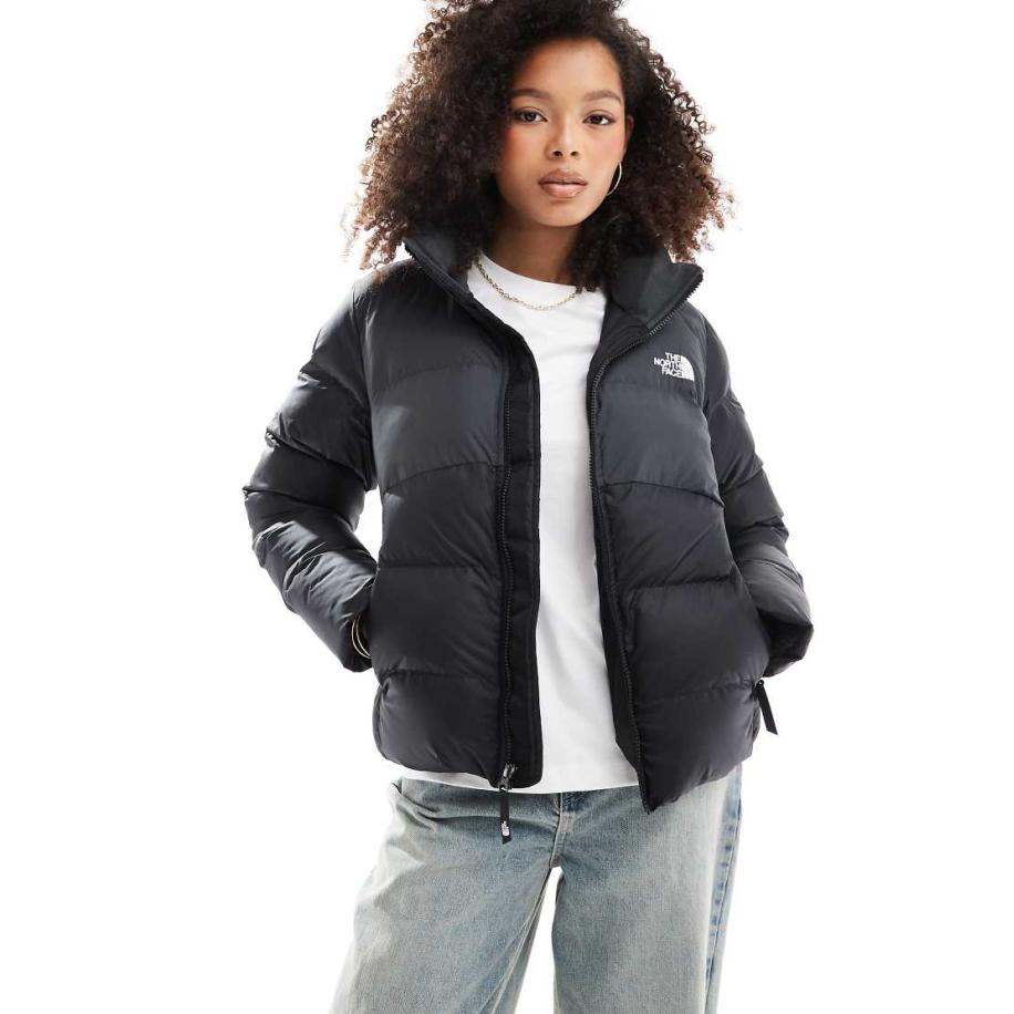 The North Face Saikuru Gewatteerd jack met logo in zwart Zwart