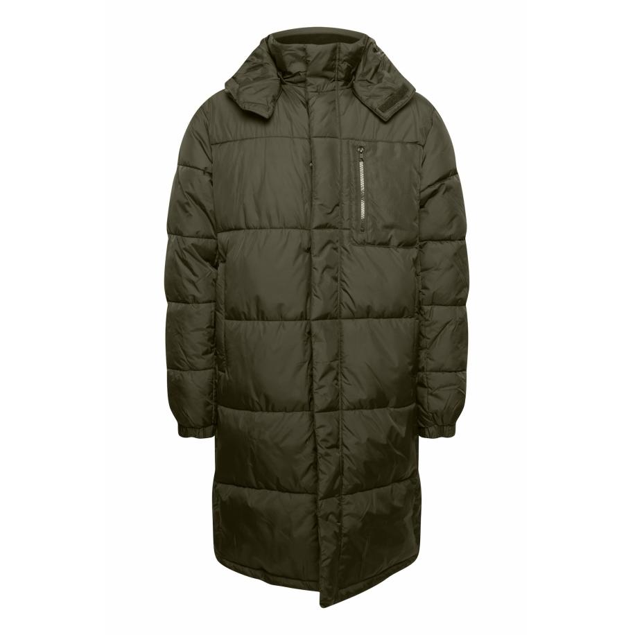 Solid !Solid Winterjas Callen groen -