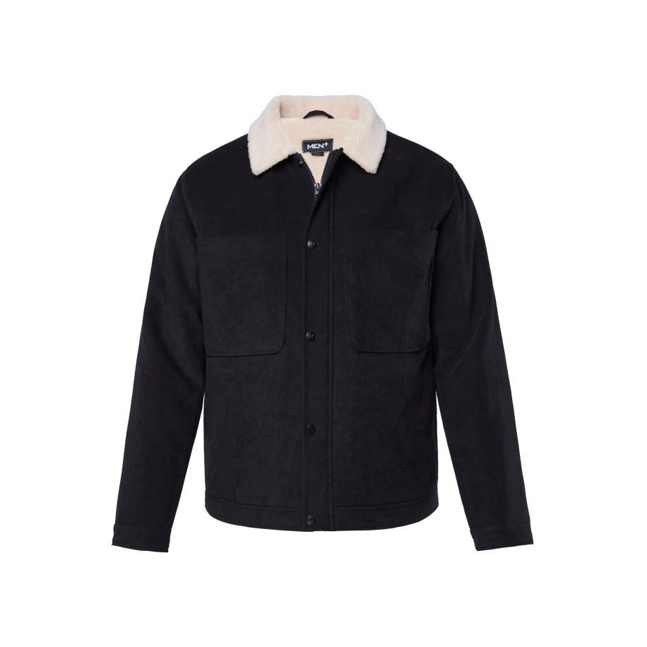 men plus Men Plus Tussenjas zwart -