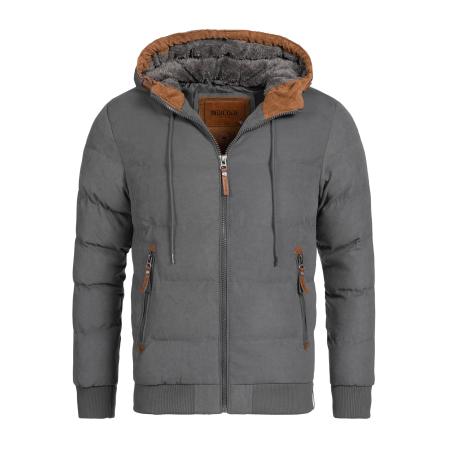 INDICODE JEANS INDICODE JEANS Winterjas Adeline cognac / donkergrijs