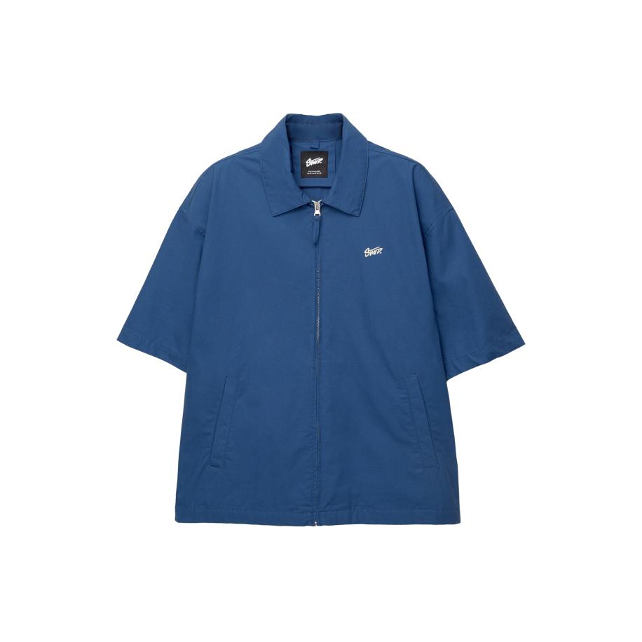 Pull&Bear Pull&Bear Tussenjas blauw / wit -