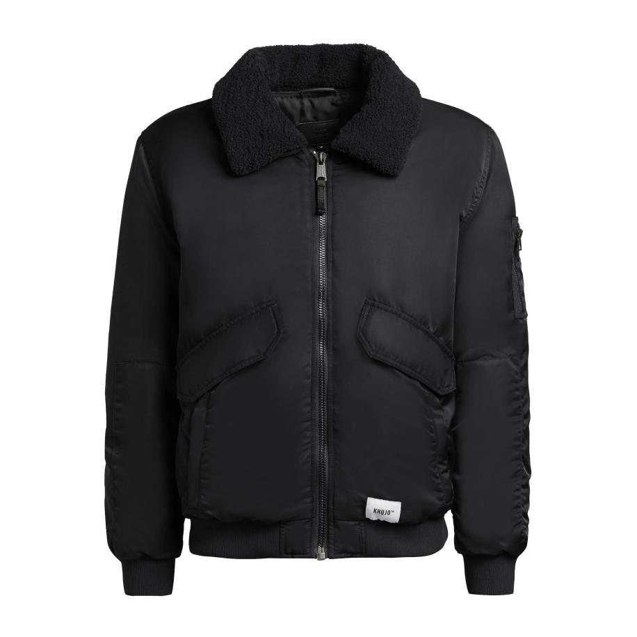 Khujo khujo Winterjas Ground zwart -