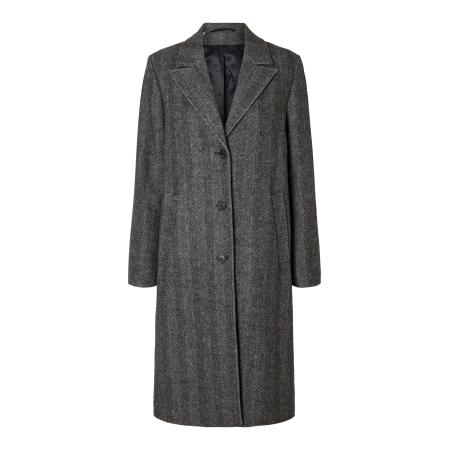 Selected SELECTED Tussenmantel New Alma grijs / zwart